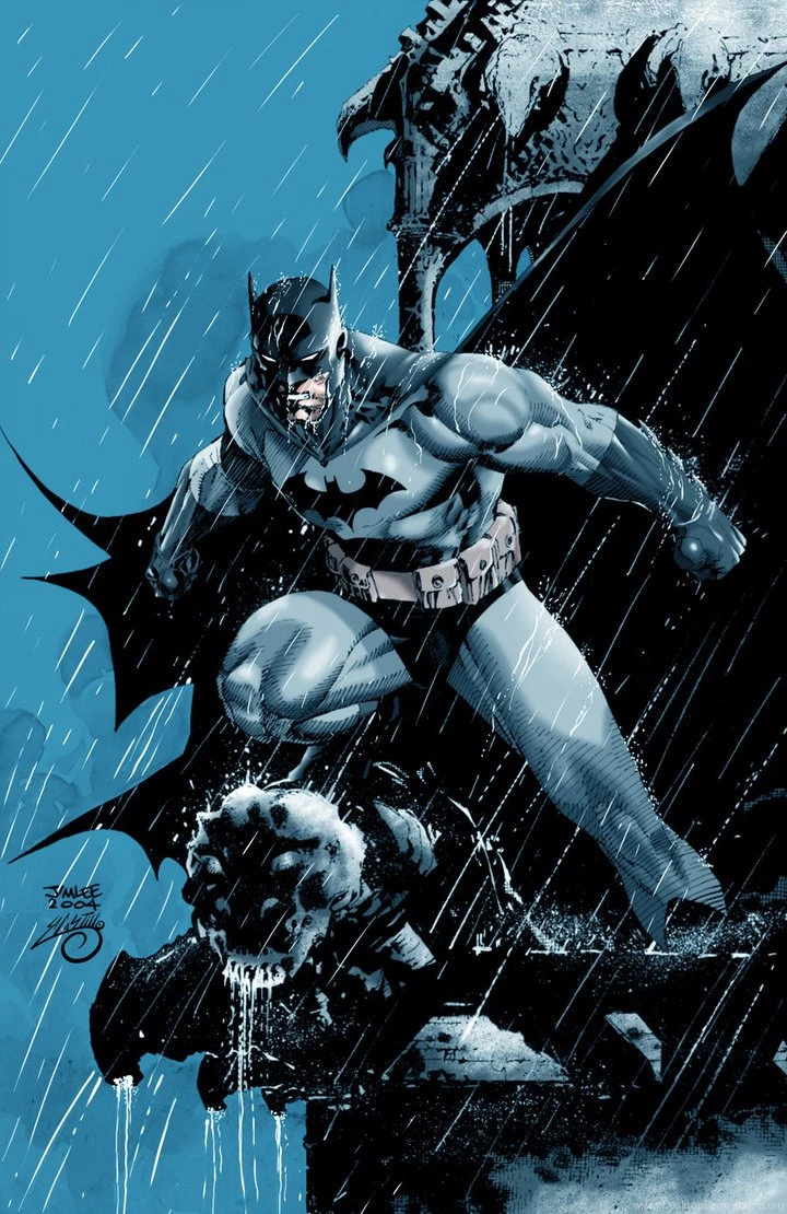 Comic style Batman & Bat Grapple Emerald City Comic Con 2014