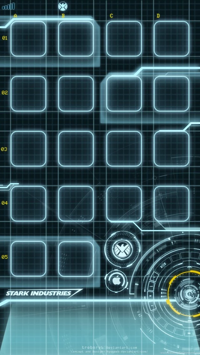 Stark Industries iPhone 5 Wallpapers (640x1136)