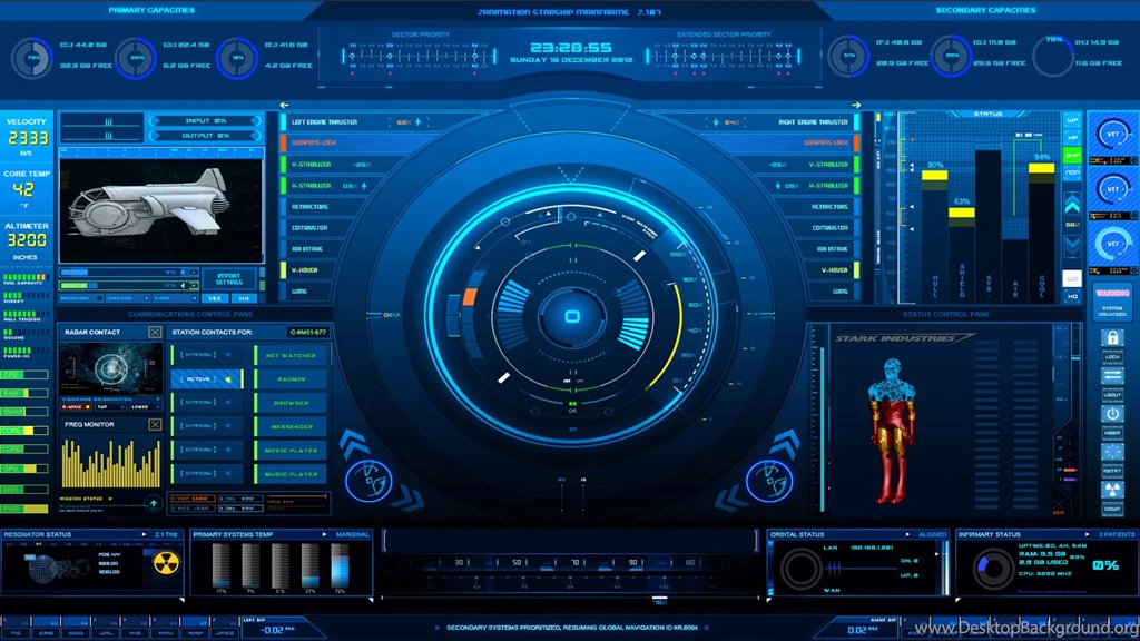 Rainmeter Mainframe By HeynaHanzo On DeviantArt