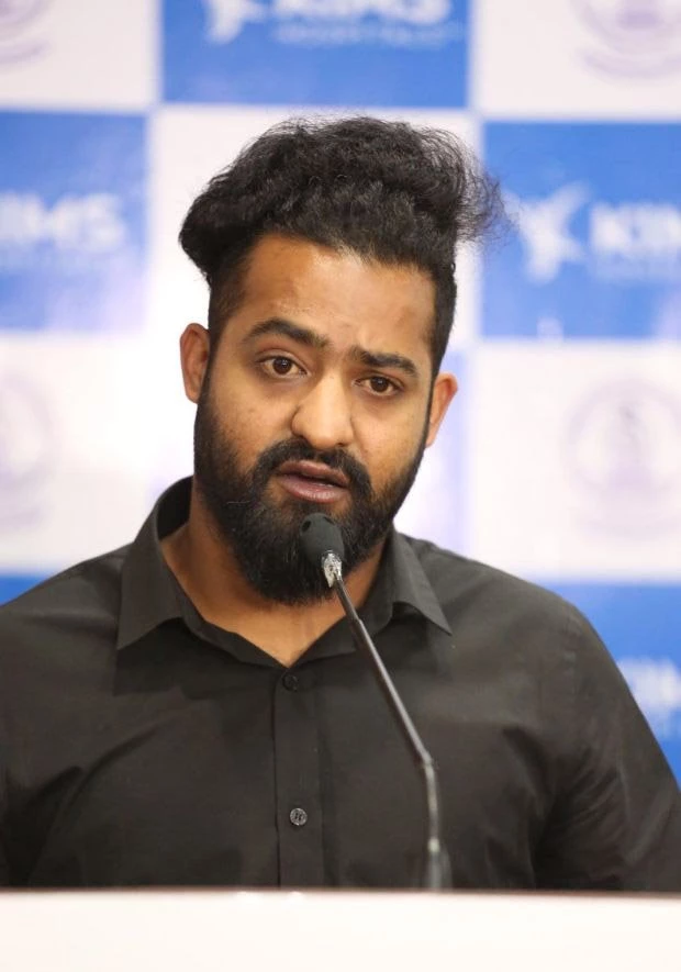 Jr NTR New Look Stills At Kims Acute Stroke Unit Inauguration ...
