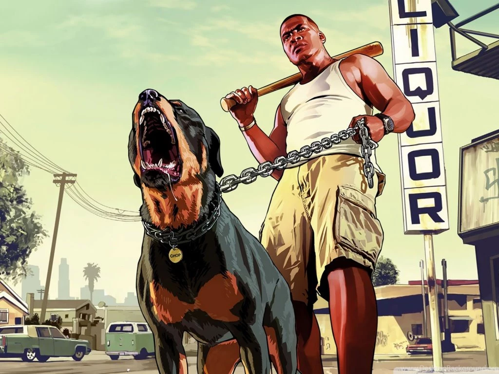 GTA V Franklin HD Desktop Wallpapers : Widescreen : High Definition ...