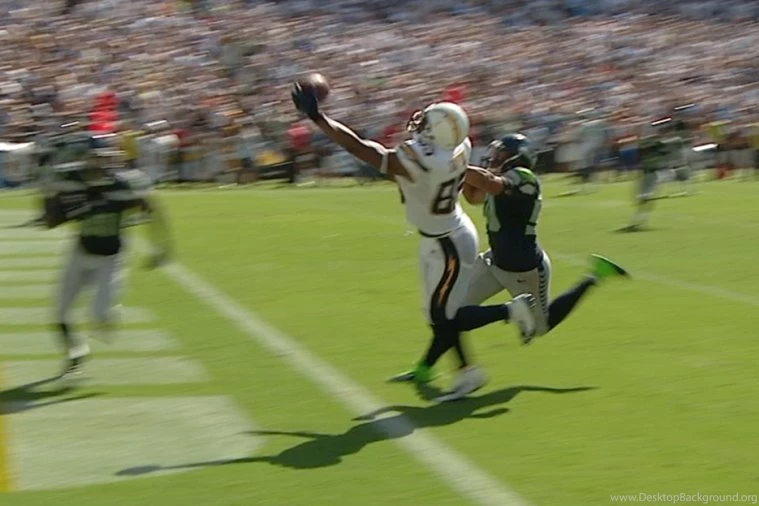 Antonio Gates Makes Outstanding 1 Handed TD Catch Against Seahawks ...