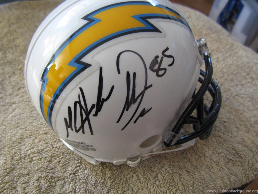 Antonio Gates & Melvin Gordon Autographed San Diego Chargers Mini ...