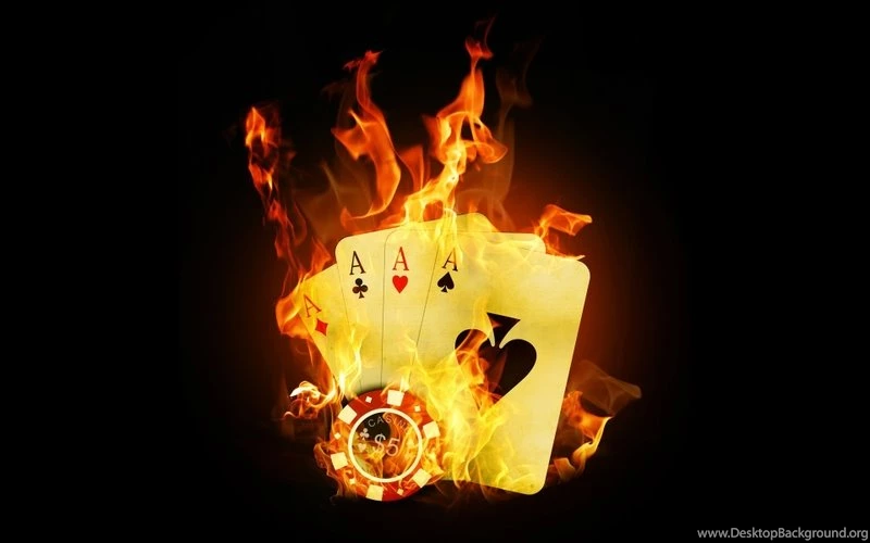 Cards,flames Cards Flames Fire Creative Black Backgrounds 1920x1200 ...