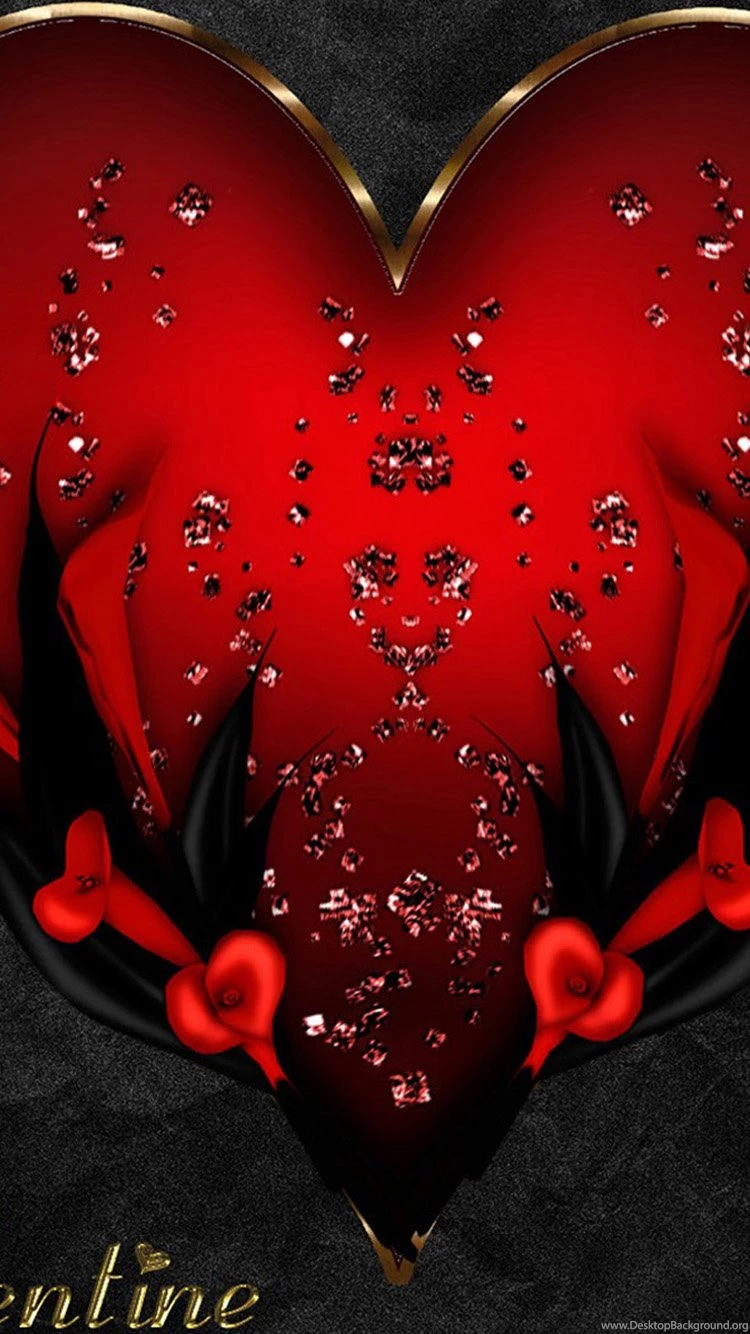 Burgundy Abstract Heart iPhone 6 Wallpapers, iPhone 6 Backgrounds ...