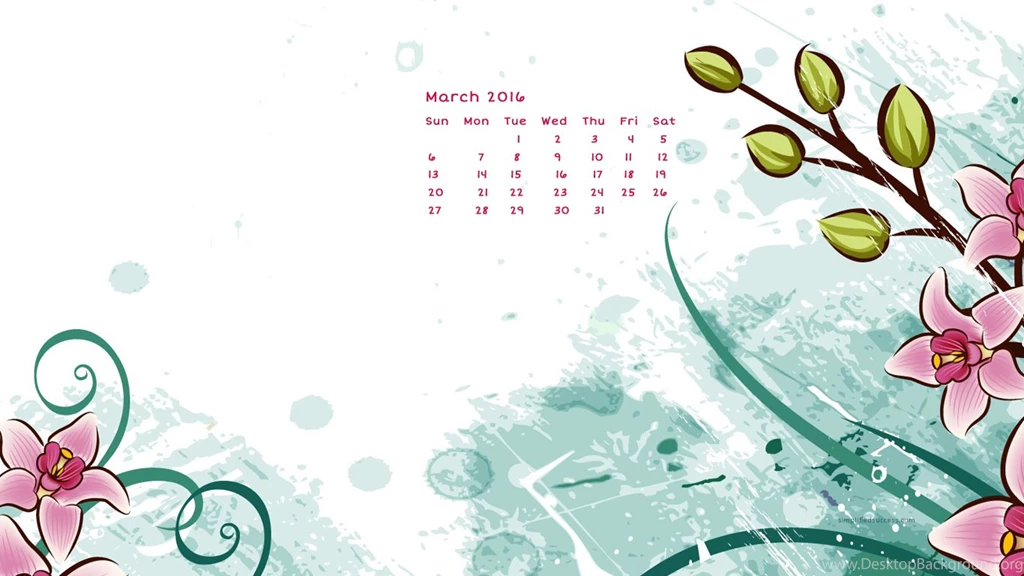 March 2016 Calendar Wallpapers Free Download, Download Free ...