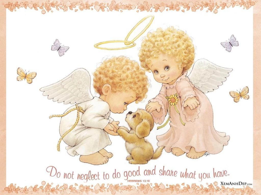 Wallpapers Xemanhdep Cute Little Angel .2 1024x768