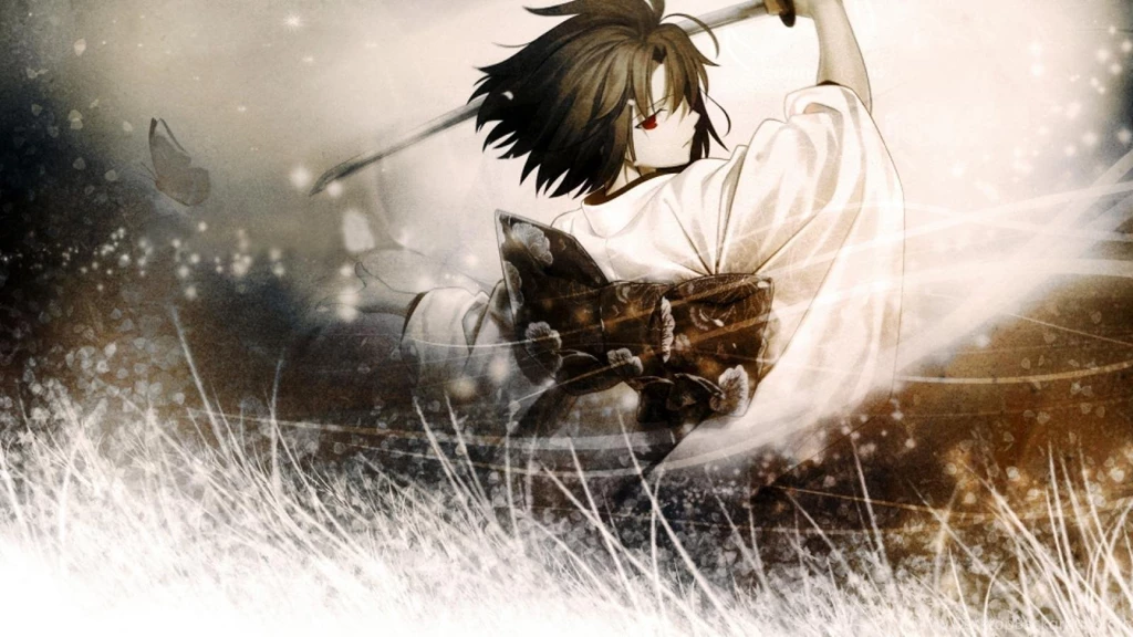 Japanese Clothes Kara No Kyoukai Ryougi Shiki Samurai Wallpapers ...