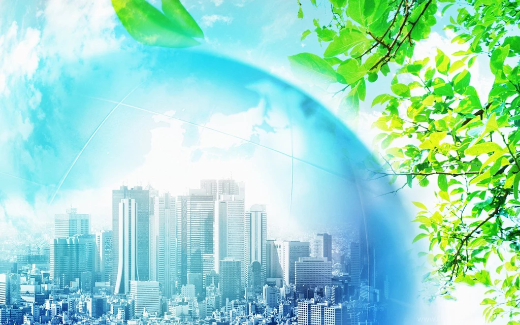 Photo Manipulation Of Eco City, Photo Manipulation Of Green ...