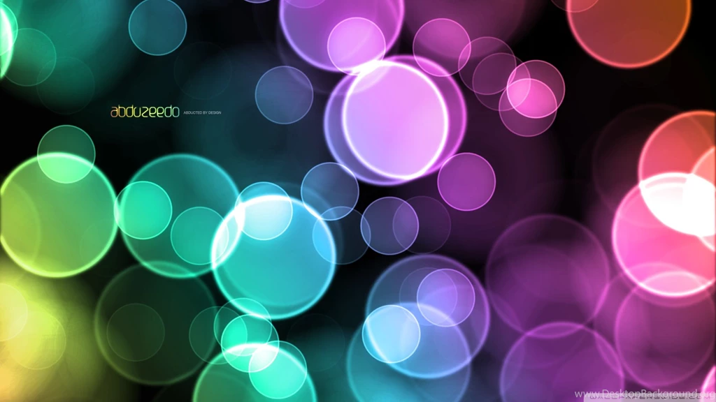Abstract Backgrounds Colorful Circles Green Cyan Magenta Orange HD ...