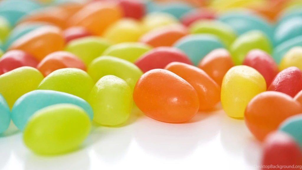 Full View And Download Sweet Jellies Different Colors Candy Wallpapers