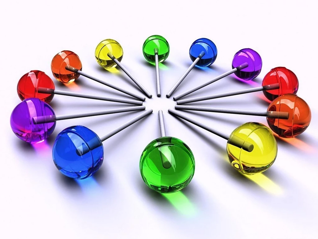 Multi Colored Lollipops Candy Suckers < 3D Art < Gallery < Desktop ...