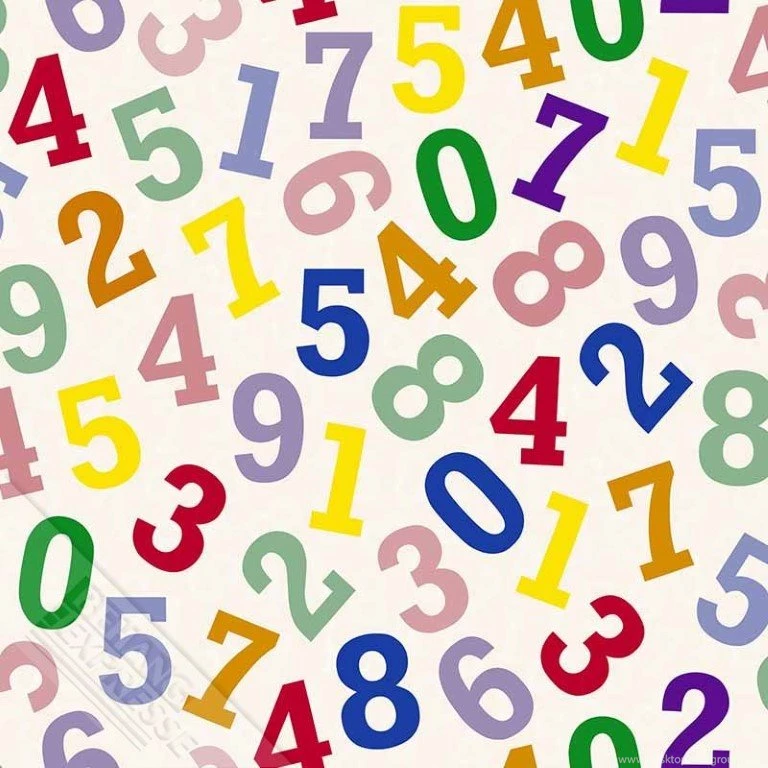 Numbers Kids Wallpapers Funky Walls Dé Webshop Voor Vintage En ...
