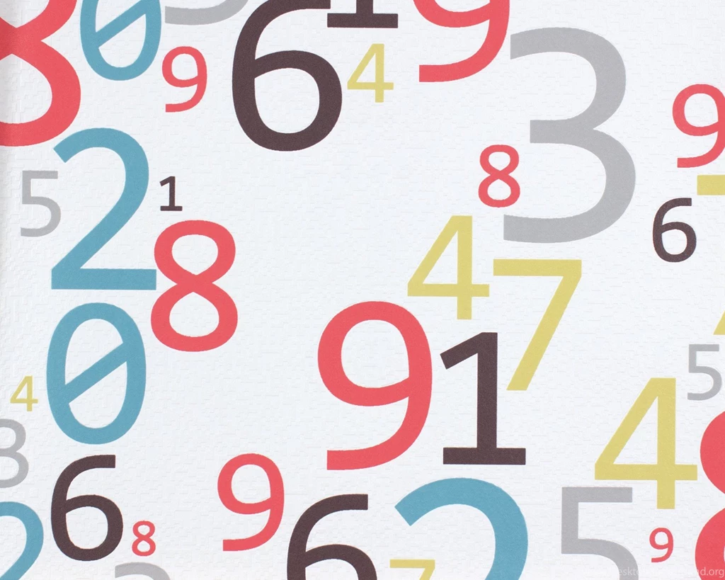 Rasch Home Vision Non woven Wallpapers 857818 Numbers White ...