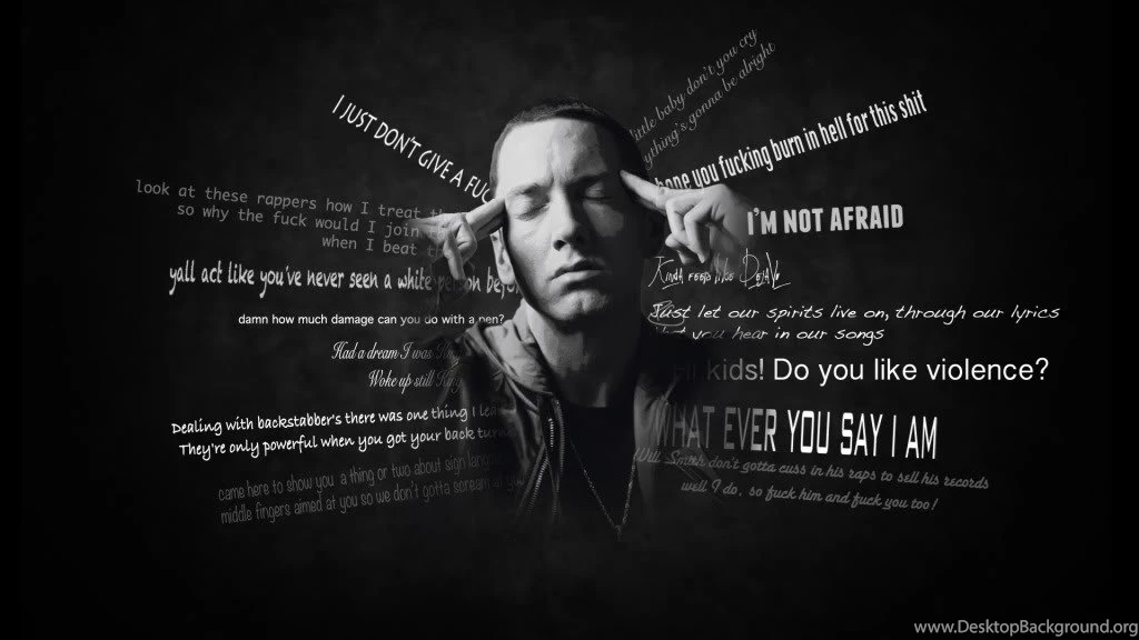 Eminem Lyrics Quotes From Songs Album On Quotesvilcom Desktop