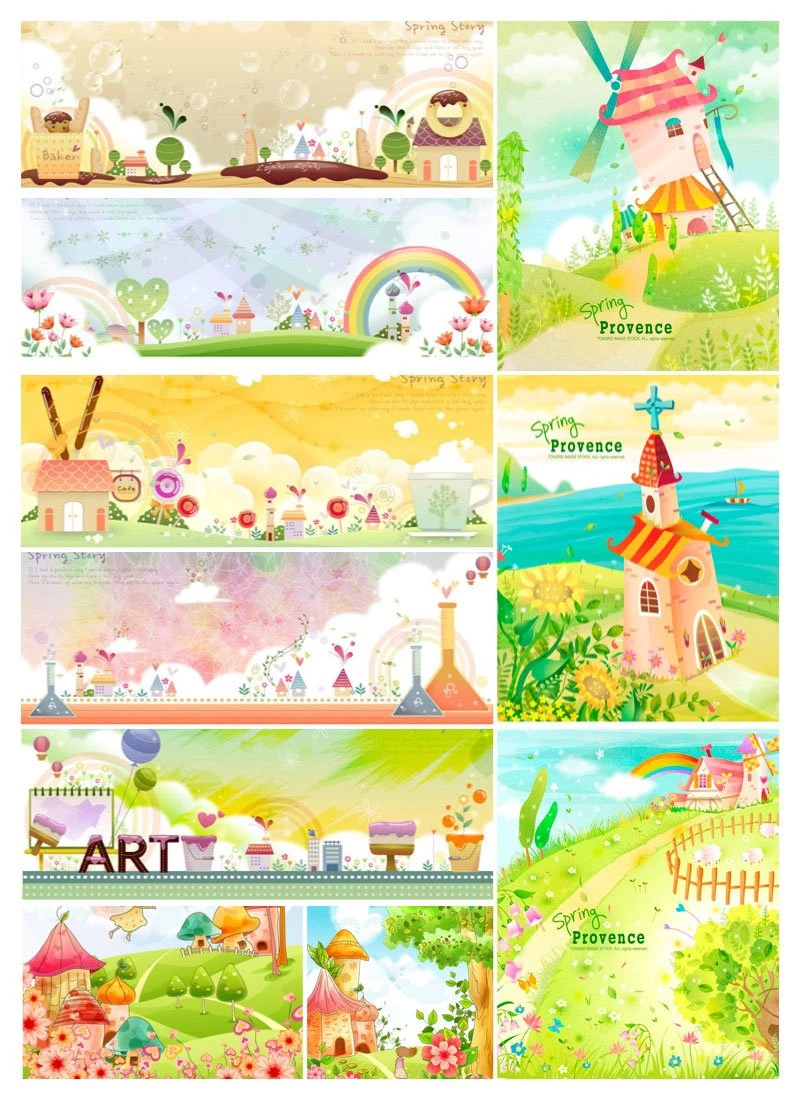 Vector Cartoon Backgrounds Free Download   Vector Graphics Blog All ...