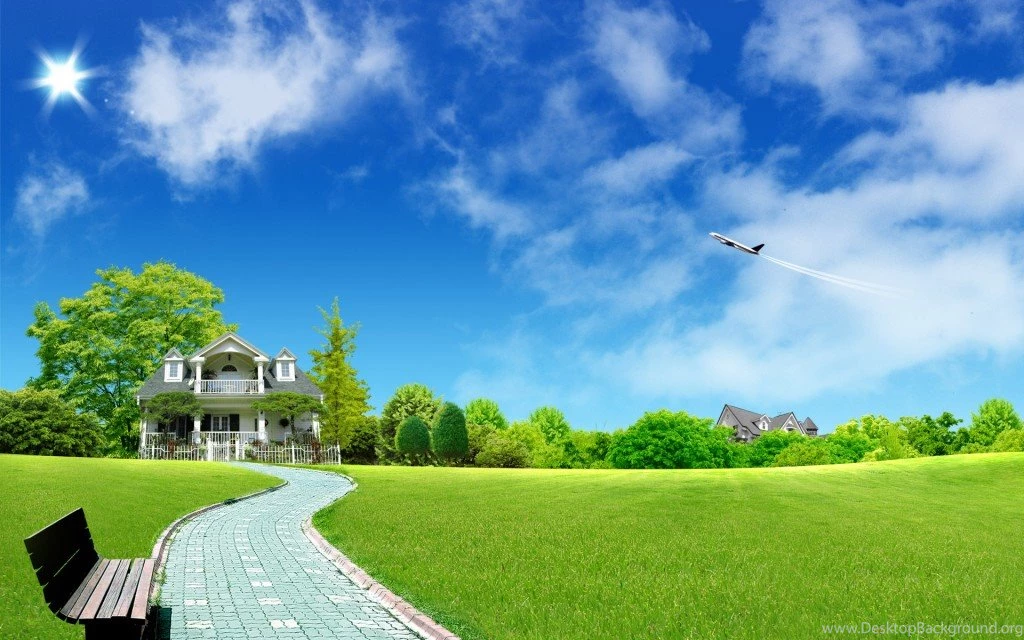 House Wallpapers Road Photo Fantasy HD Wallaper