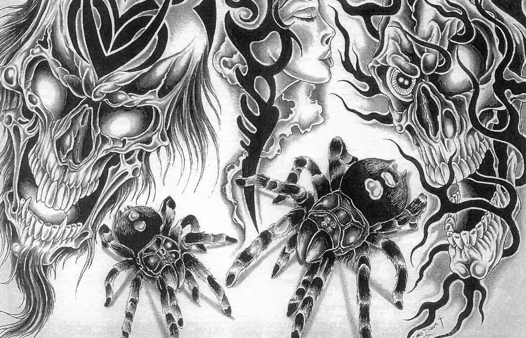 Demon Skulls Dark Horror Wallpapers