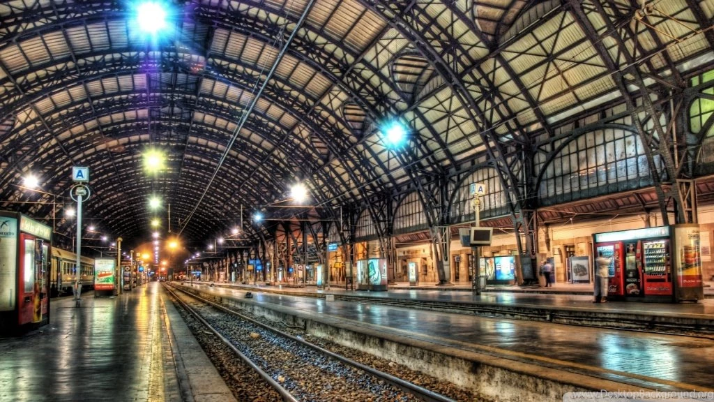 Inside A Train Station HD Desktop Wallpapers : High Definition ...