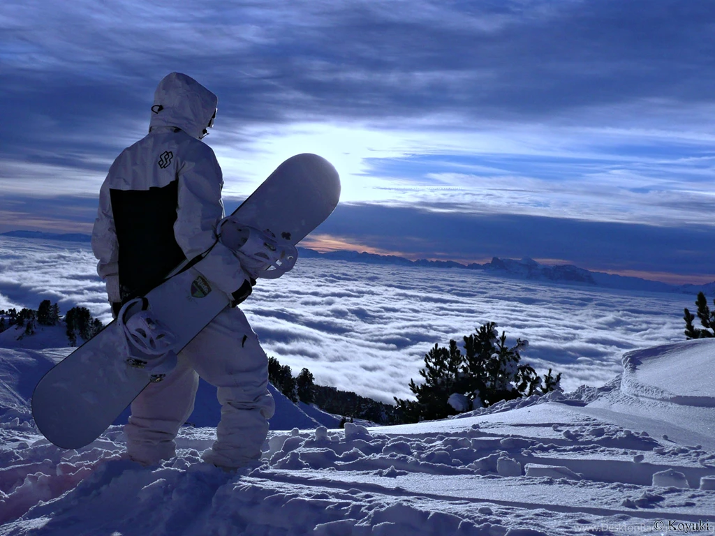 Extreme Snow Winter Sports Snowboarding Landscape Wallpapers ...