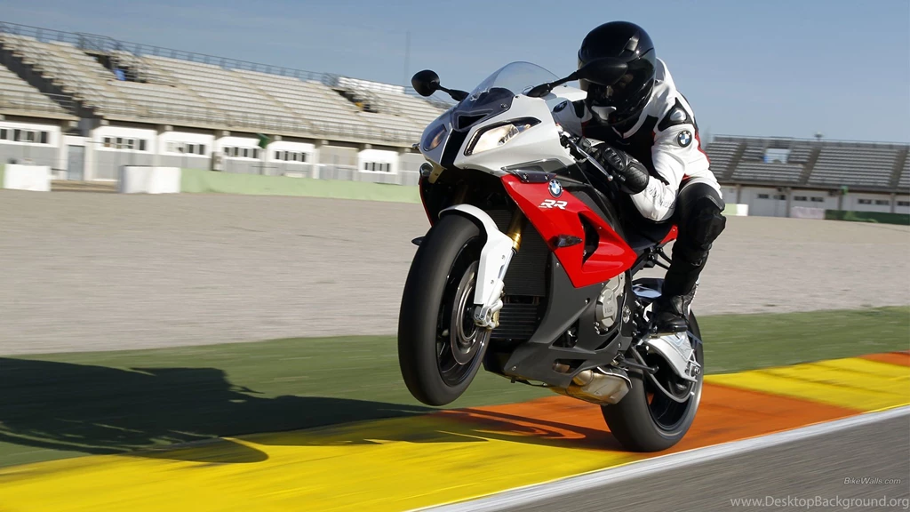Motorcycles Bmw Sportbike S1000rr Wheelie Motion Blur Wallpapers ...