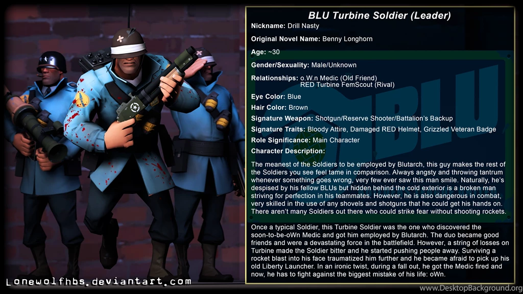 Tf2 Blu Soldier Wallpa...