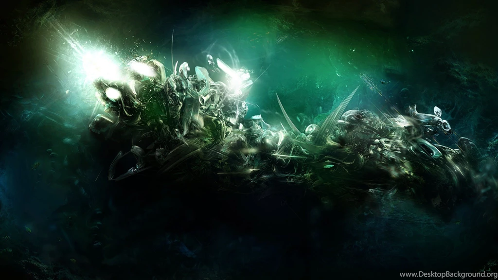 Download Wallpapers 2048x1152 Explosion, Green, Background, Flight ...