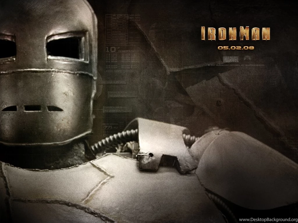 Wallpapers Iron Man Face 1024x768