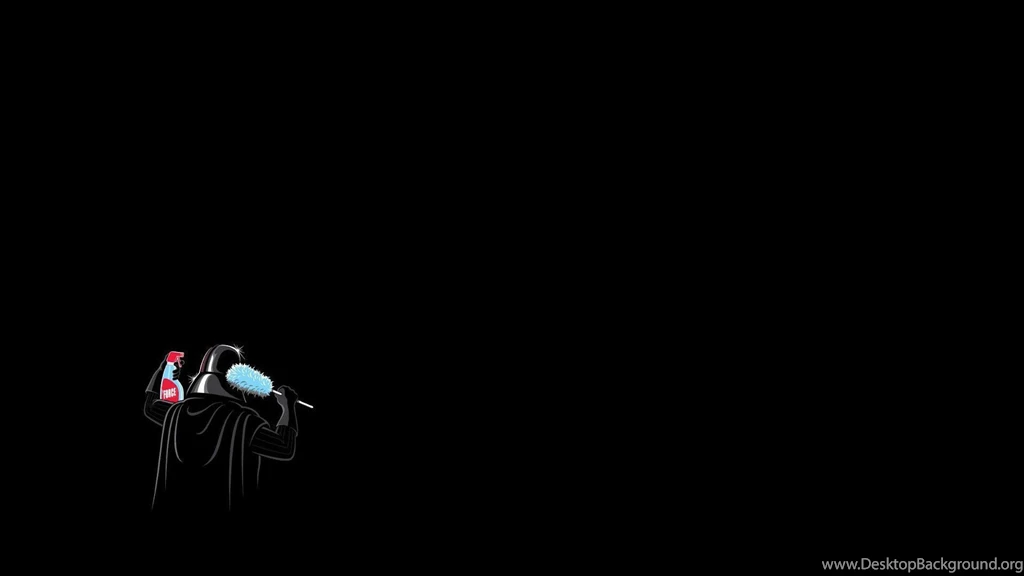 Star Wars Minimalist Darth Vadar Toilet Cleaner HD Free Wallpapers ...