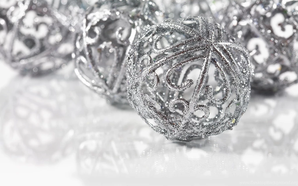 Silver Christmas Ornaments Wallpapers 8575 1920 X 1200 ...