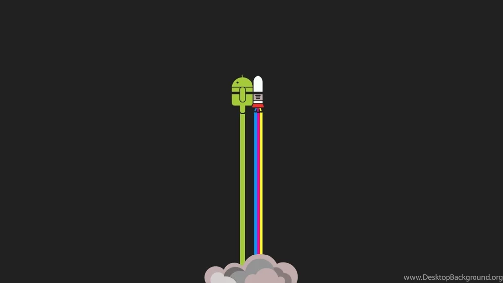 Android Clean Clouds Colors Flying Wallpapers