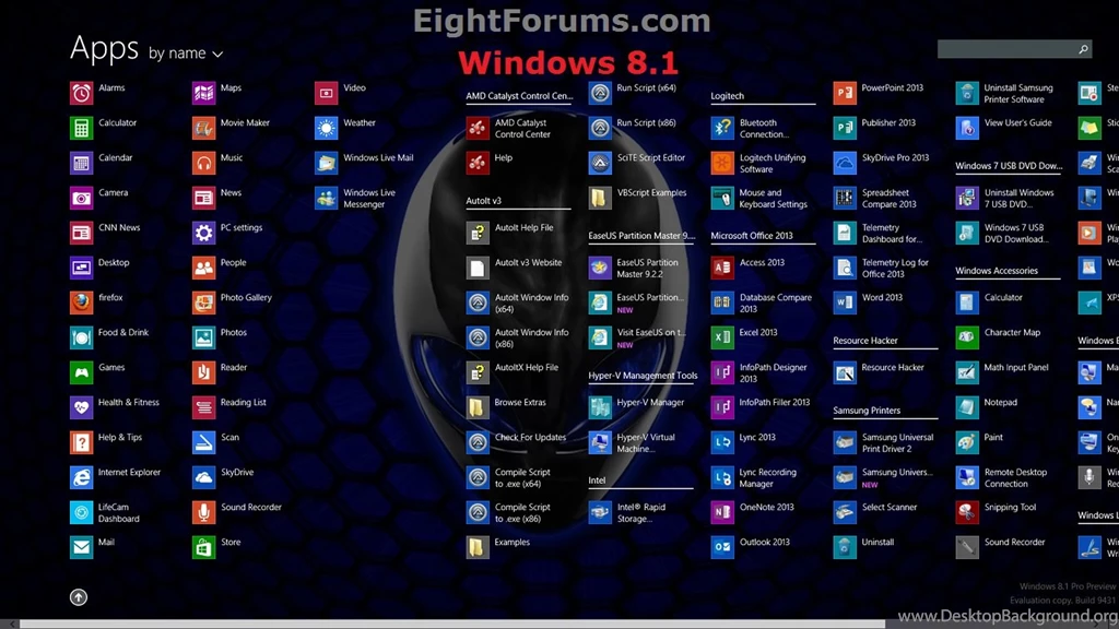 Start Screen   Show Desktop Backgrounds On In Windows 8.1