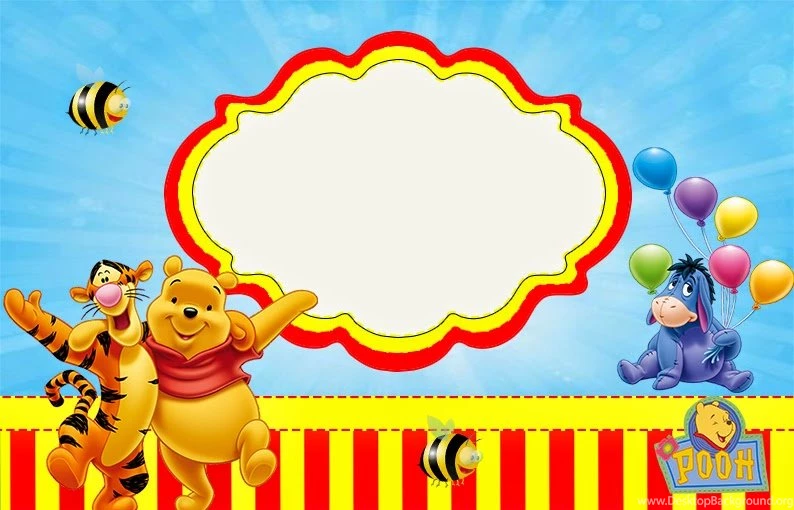 Winnie The Pooh Party: Free Printable Invitations.