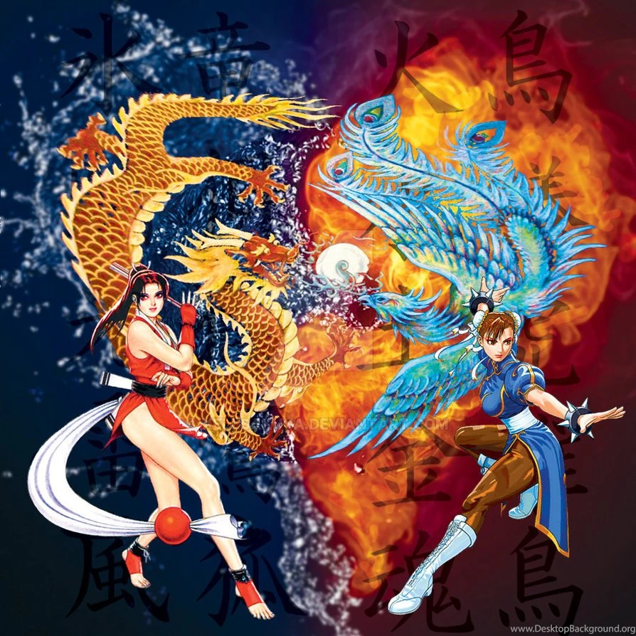Chun Li And Mai Shiranui By Xellsakuya On DeviantArt