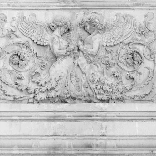Stone Angels Wallpapers By Young Battaglia White 2.5m Panel. 90cm ...