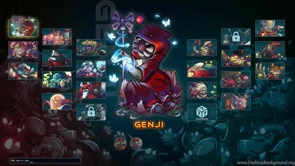 New Character Selection (concept) : Awesomenauts