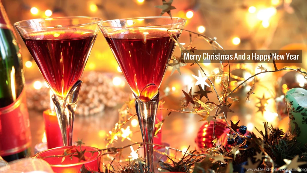 Wallpaper, 1080p, Merry Christmas And A Happy New Year