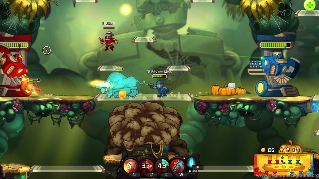 AWESOMENAUTS ASSEMBLE Action Strategy Platform 2D MOBA Online Mmo ...