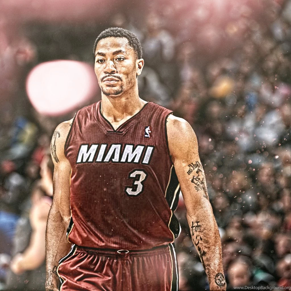 Derrick Rose ( HEAT JERSEY SWAP ) By GfxByMega On DeviantArt