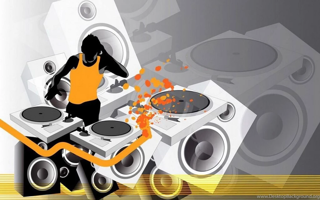Desktop Wallpapers · Gallery · Computers · DJ Music Vector Art ...