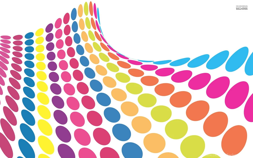 Wallpapers Rainbow Polka Dot Dots 1920x1200