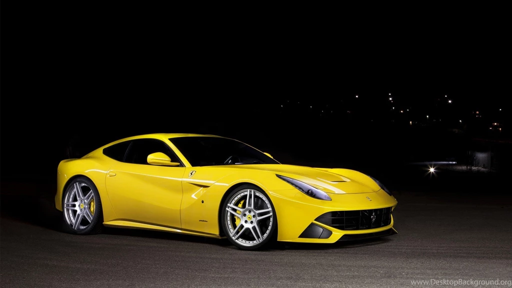 Yellow Ferrari F12 Berlinetta