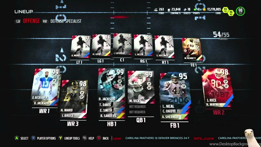 Madden 16 Ultimate Team We GOt 99 Campus Legend Michael Crabtree ...