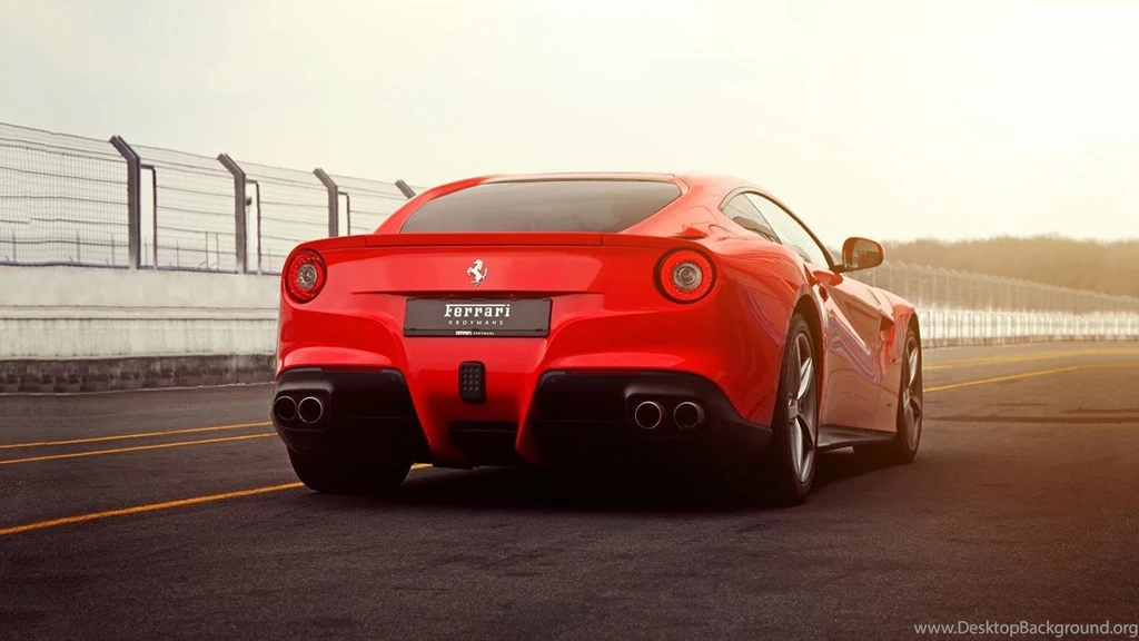 Cars Ferrari Back View Ferrari F12 Berlinetta Wallpaper Backgrounds ...