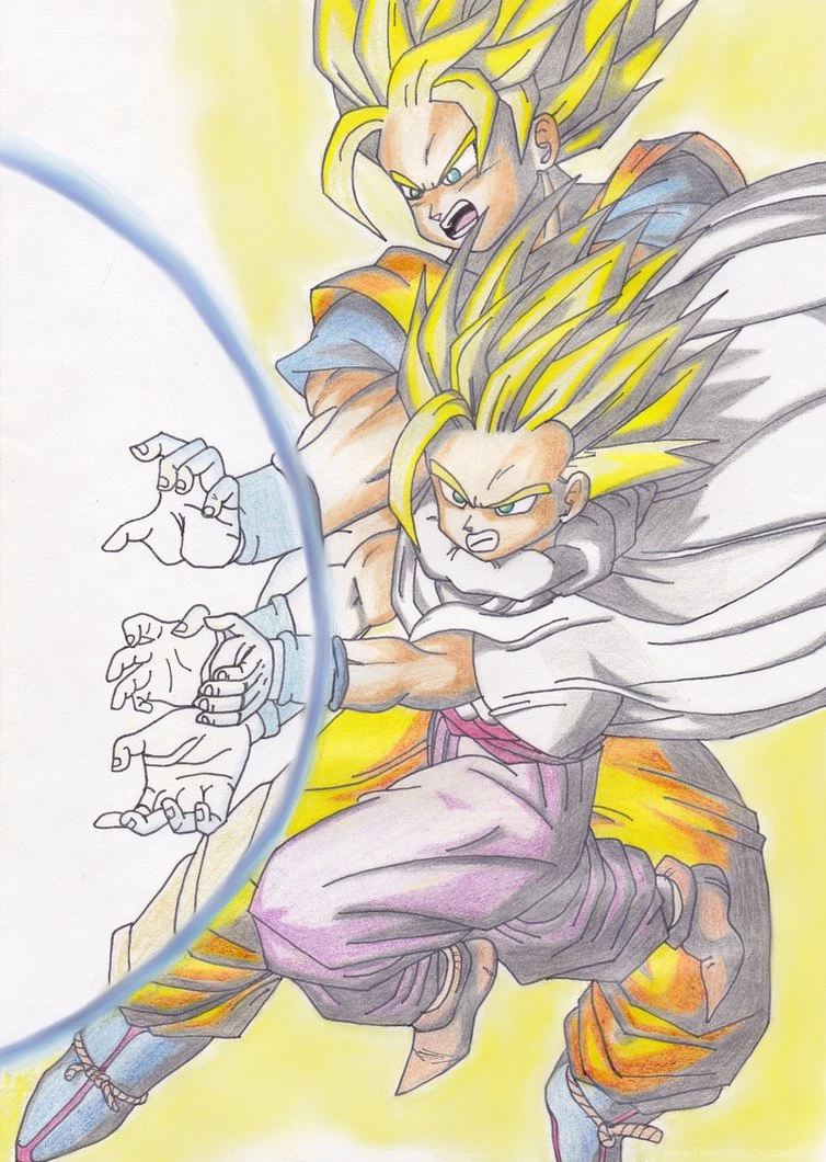 Father And Son Kamehameha By KasumiKetchum On DeviantArt