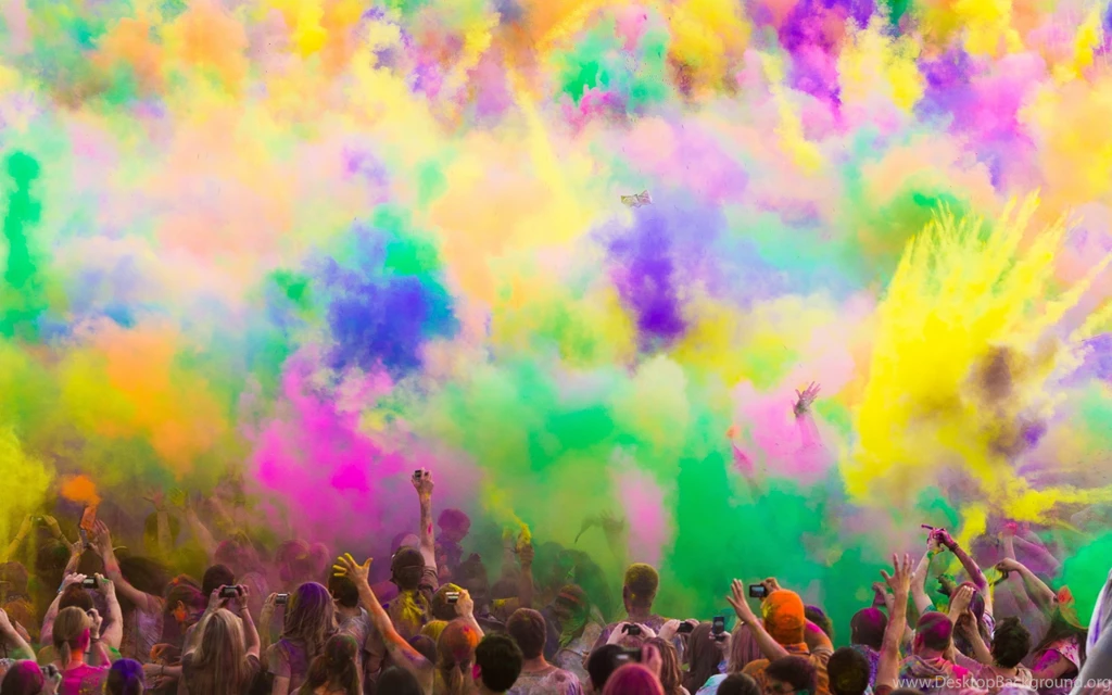 Celebrate Color Festival Holi People HD Wallpapers