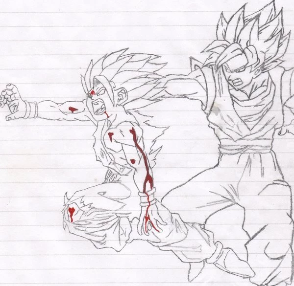 Father Son Kamehameha Line Art By Mind Within The Void On DeviantArt