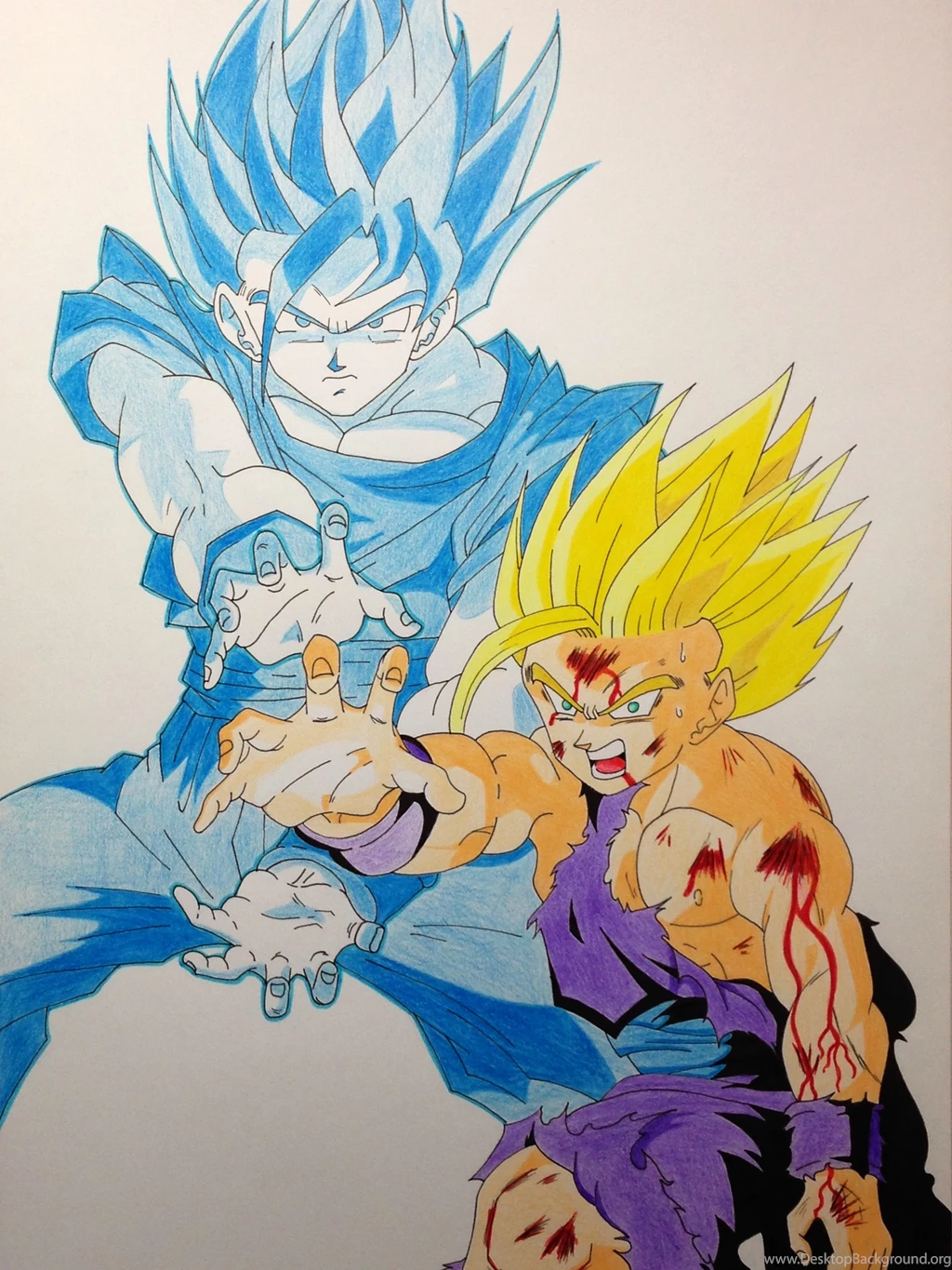 Father Son Kamehameha!! By Ughito On DeviantArt
