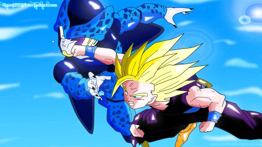 Father Son Kamehameha Colored By JamalC157 On DeviantArt