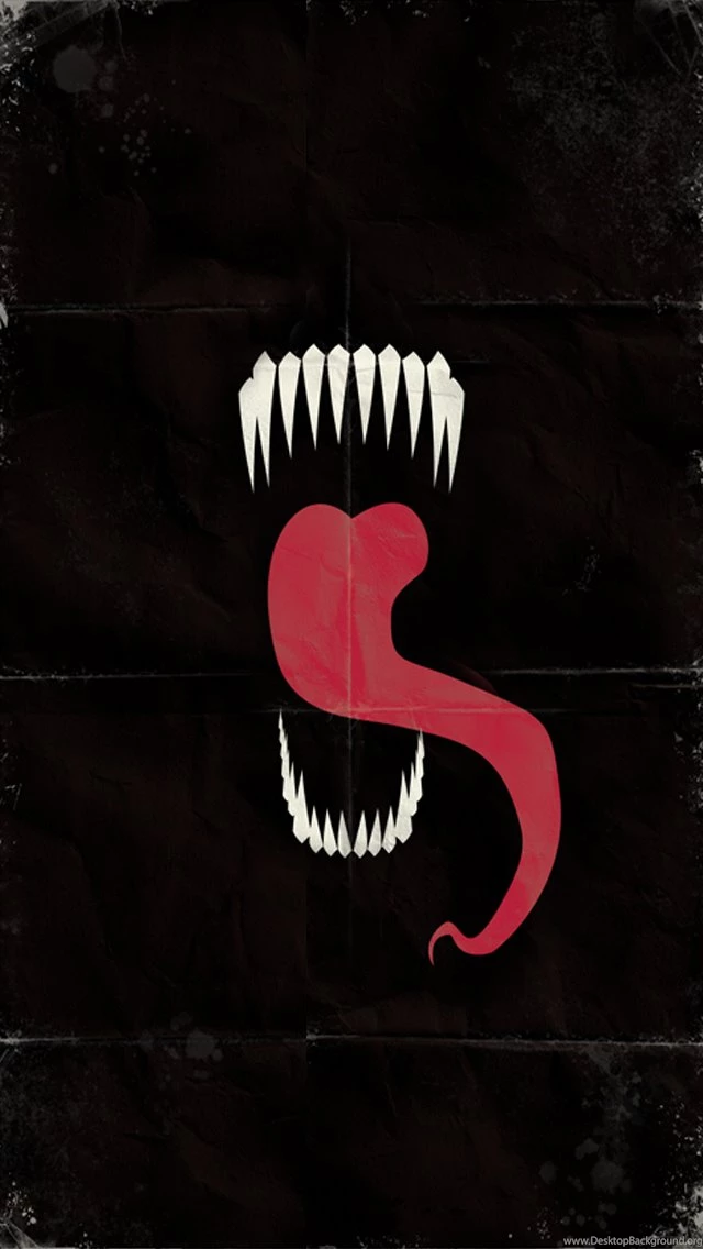 Venom Teeth And Tounge Iphone 5 Wallpapers 640x1136 Desktop Background
